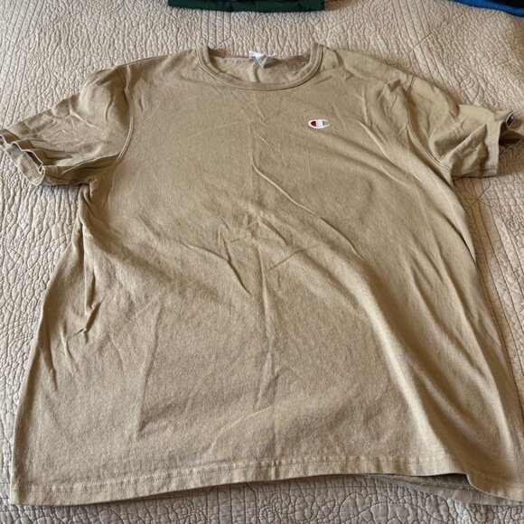 Champion Men's Shirt Beige size Large - Picture 2 of 12